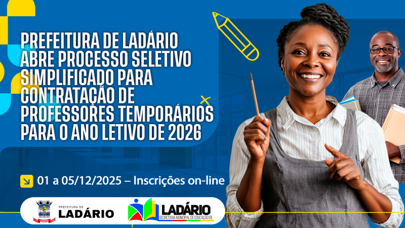 Prefeitura de Ladário abre processo… Prefeitura de Ladário abre processo…