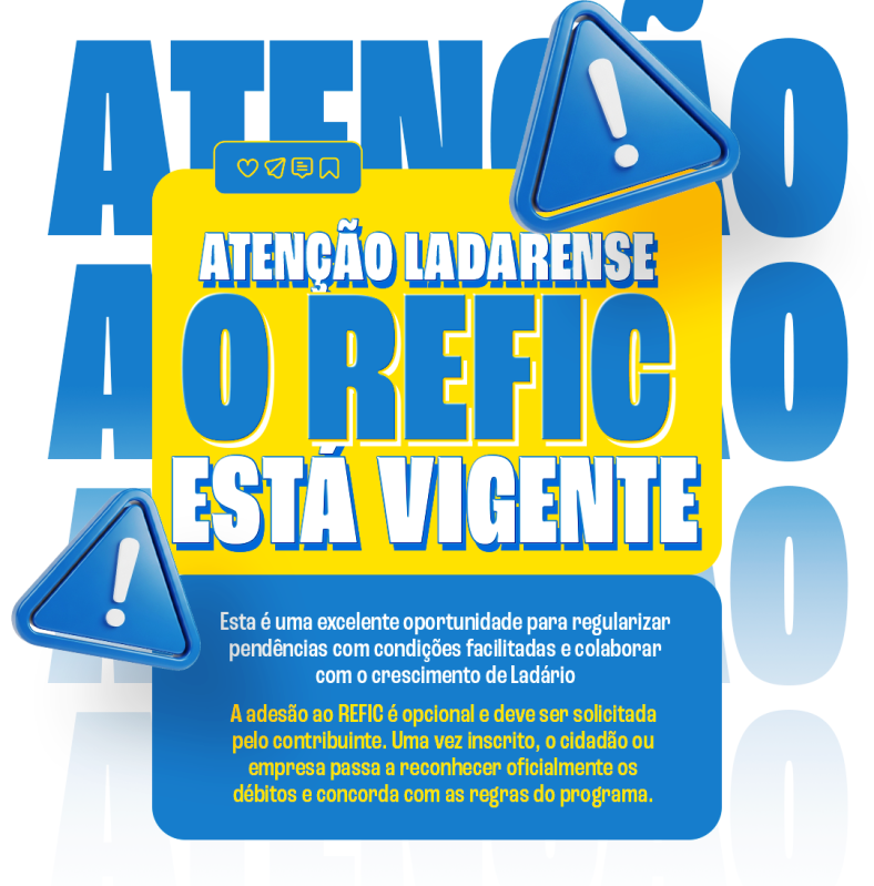 REFIC: Contribuintes de Ladário Têm… REFIC: Contribuintes de Ladário Têm…