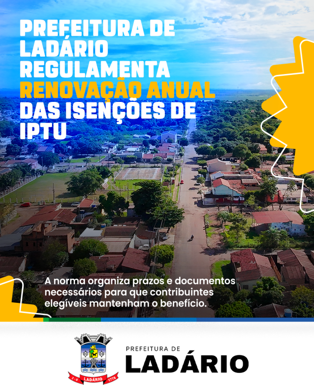 Prefeitura de Ladário regulamenta…