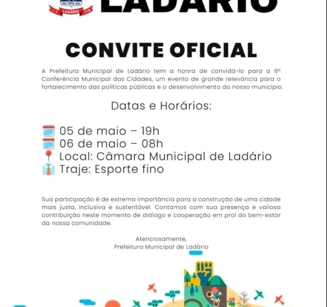 Ladário sedia 6ª Conferência Municipal…