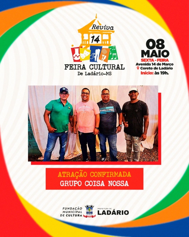 Grupo Coisa Nossa é a primeira atração…