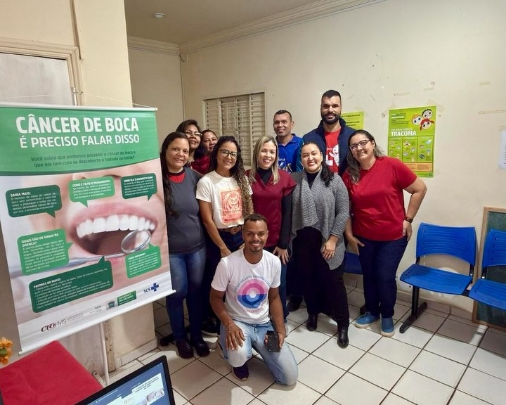 ESF Centro realiza ação do Maio…