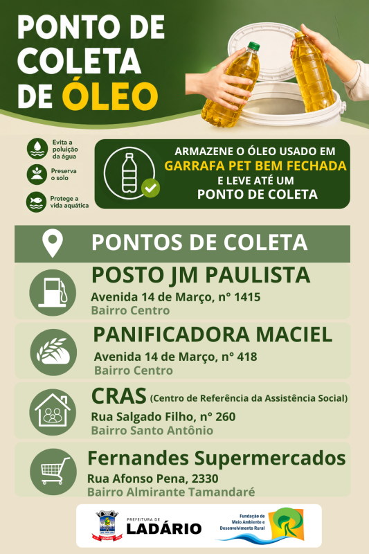 Ladário implanta pontos de coleta de… Ladário implanta pontos de coleta de…