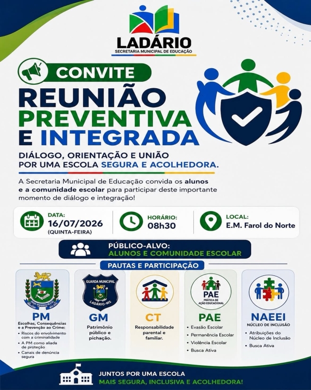 Educação promove reunião integrada… Educação promove reunião integrada…